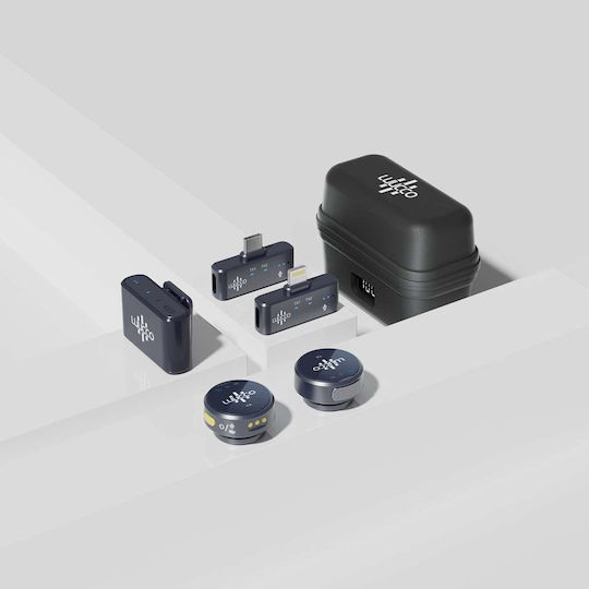 AirWave Combo K2 Σετ Ασύρματο Μικρόφωνο Πέτου, Clip On για Φωνητικά
