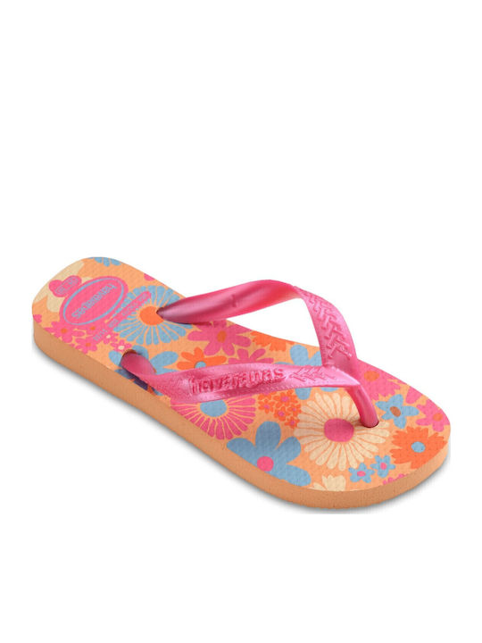 Șlapi pentru copii Flip Flops Fuchsia Flores