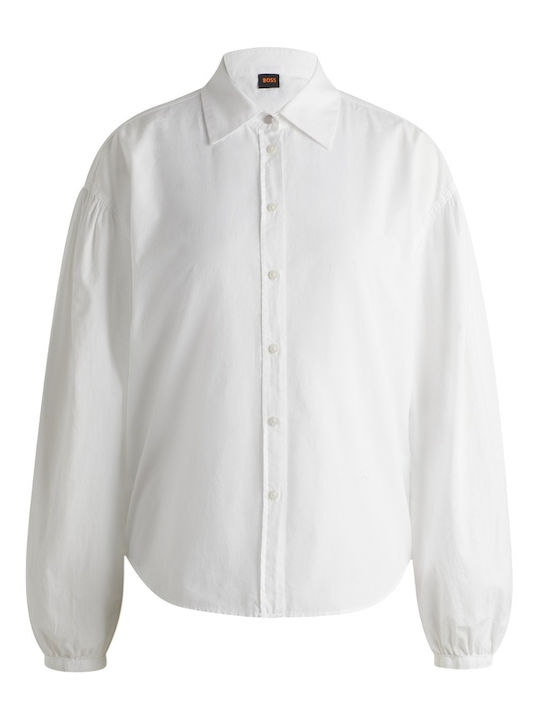 Women's Long Sleeve Shirt White