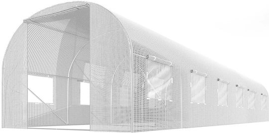 Garden Tunnel 3 X 6 M 18m2 White Plonos