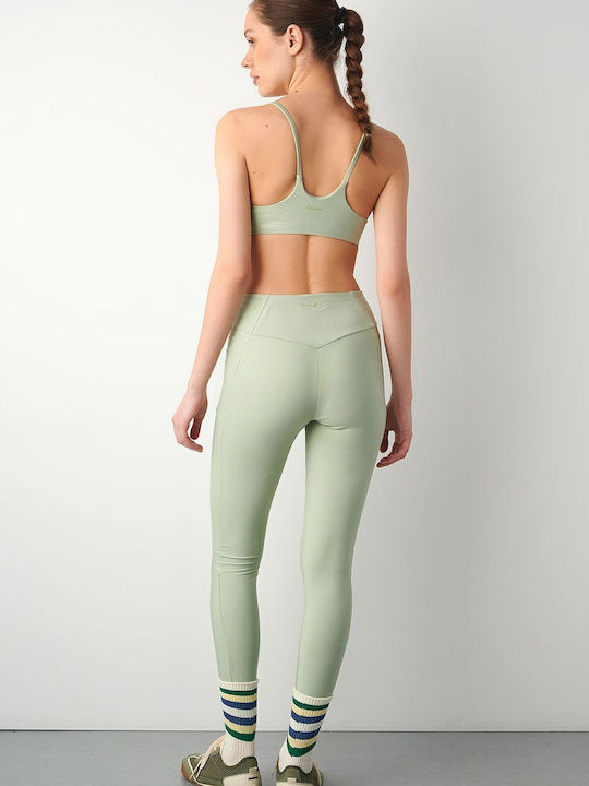 SugarFree Women's Training Legging High Waisted Green