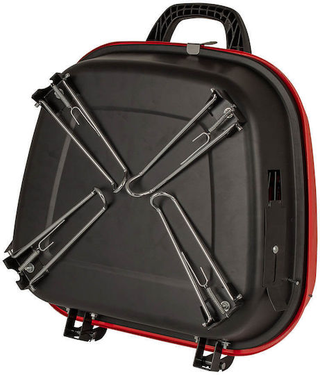Muhler 806 Galvanized Charcoal Grill with Lid 40cmx40cm