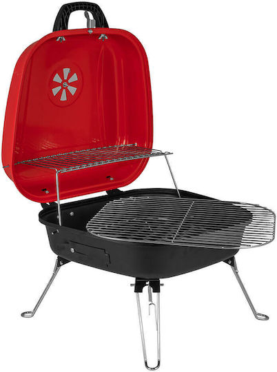Muhler 806 Galvanized Charcoal Grill with Lid 40cmx40cm