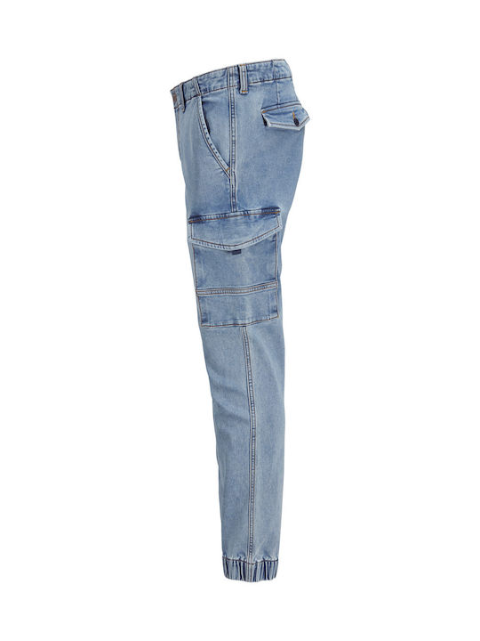 Men's Jeans Pants Cargo Blue