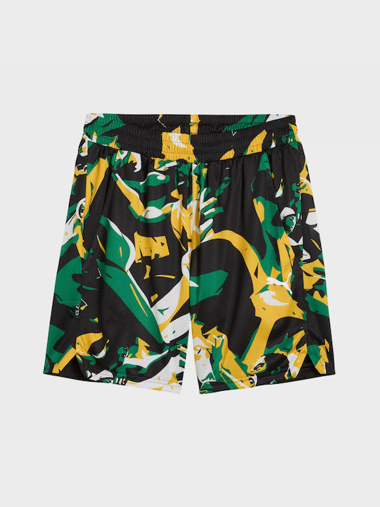 Puma Men's Athletic Shorts Black - Green