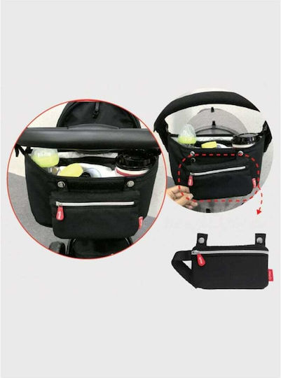 Q Play Tasche Kinderwagen Schwarz