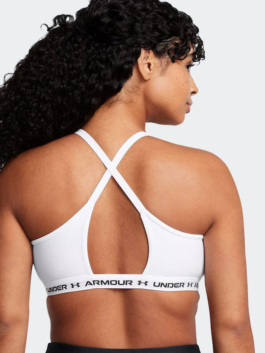 Crossback Low Bra Women's Bra without Padding White