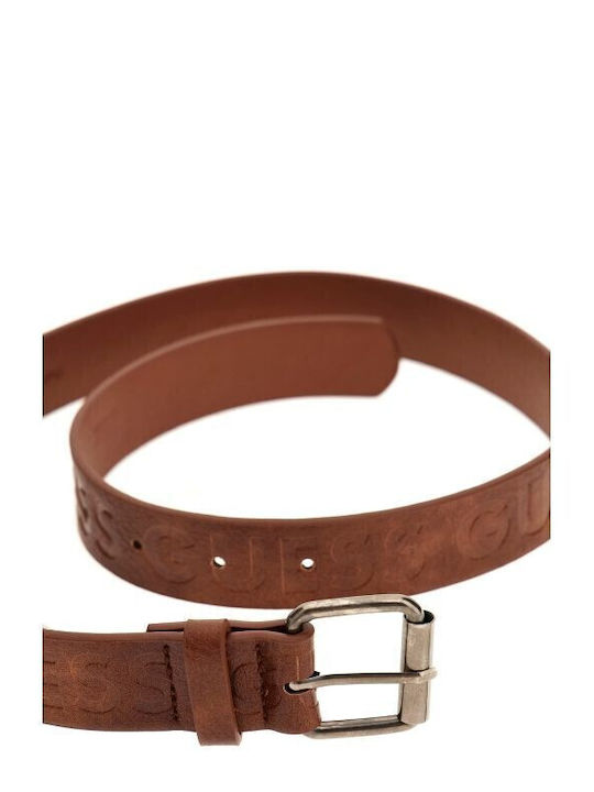 Детски колан Guess L5rz03wgdg0_brnd кафяв размер