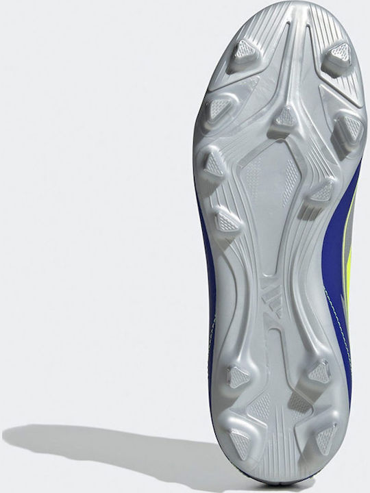 F50 CLUB Kids Molded Soccer Shoes Silver