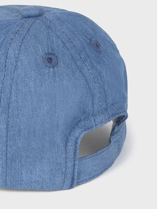 Mayoral Kids' Hat Jockey Fabric Blue