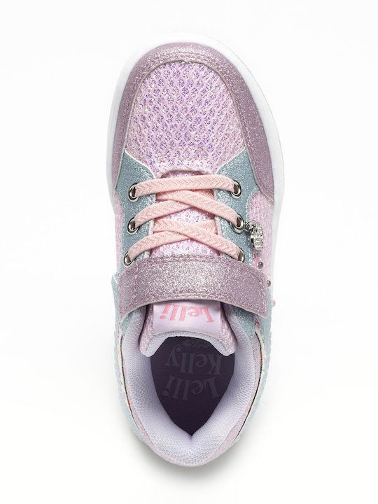 Frangetta Mix Παιδικά Sneakers με Σκρατς Ροζ