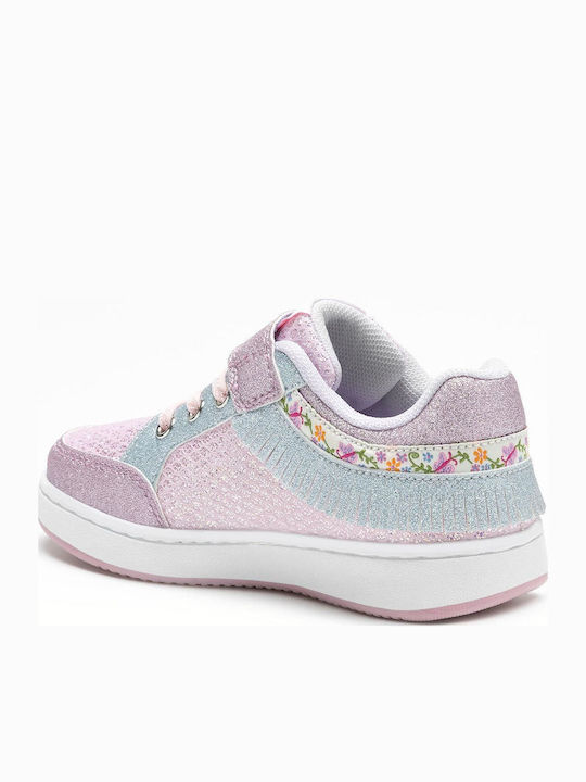 Frangetta Mix Παιδικά Sneakers με Σκρατς Ροζ