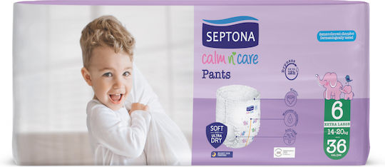 Septona Diaper Pants Calm n' Care No. 6 for 14-20 kgkg 36pcs