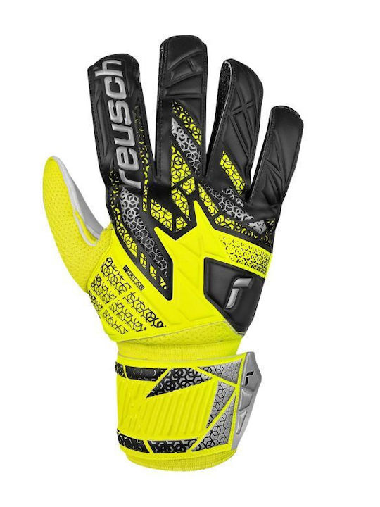 Reusch Attrakt Solid Γάντια Τερματοφύλακα Ενηλίκων Κίτρινα