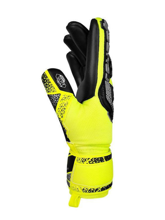 Reusch Attrakt Freegel Kids Goalkeeper Gloves Yellow