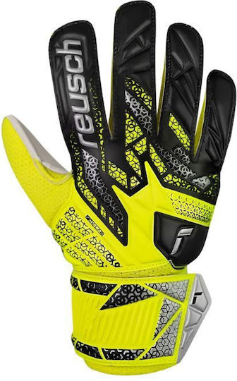 Reusch Attrakt Solid Kids Goalkeeper Gloves Yellow