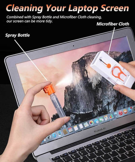 Bloook 11 in 1 Reinigungsset Tastatur Reinigungsbürste Stiftbürste Reinigungstechnologie Gadget Airpods Kopfhörer Laptop Bildschirm Mobiltelefon Ohrhörer Smartphone