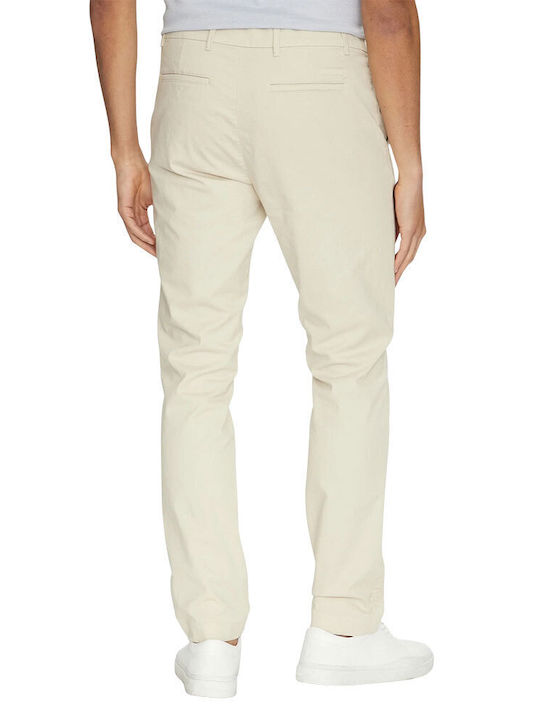 Calvin Klein Παντελόνι Chino σε Slim Εφαρμογή Oatmeal