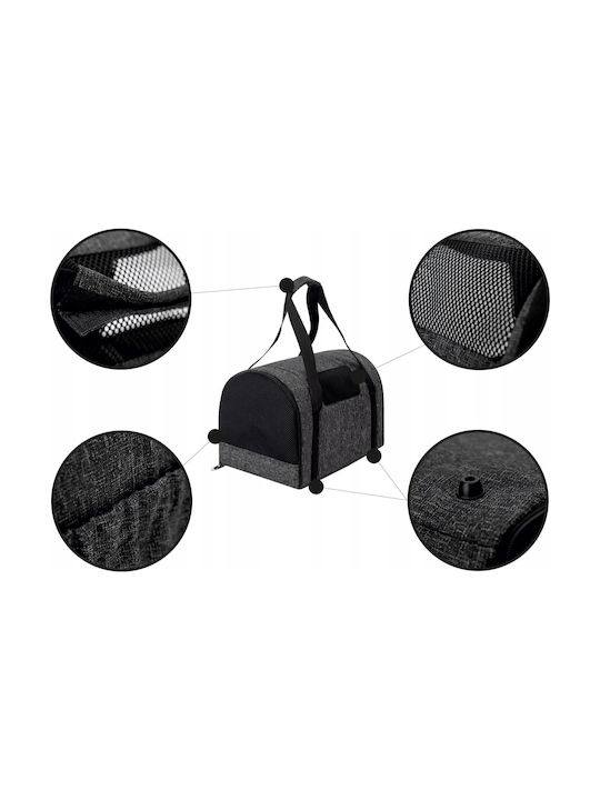 Doggy Dolly Cat Carrier Bag Black