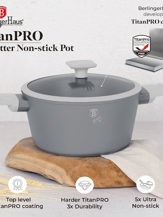 Berlinger Haus Aspen Cookware Set Made of Aluminum Aspen Collection with Non-stick Interior Coating 6 Pieces