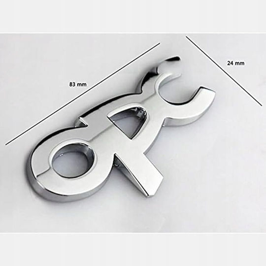 Σήμα Αυτοκινήτου Opc Chrome Opel Πίσω 83mm X 24mm