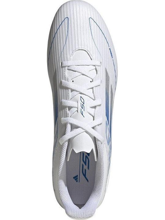 adidas F50 Club Fußballschuhe mit Stollen Weiß