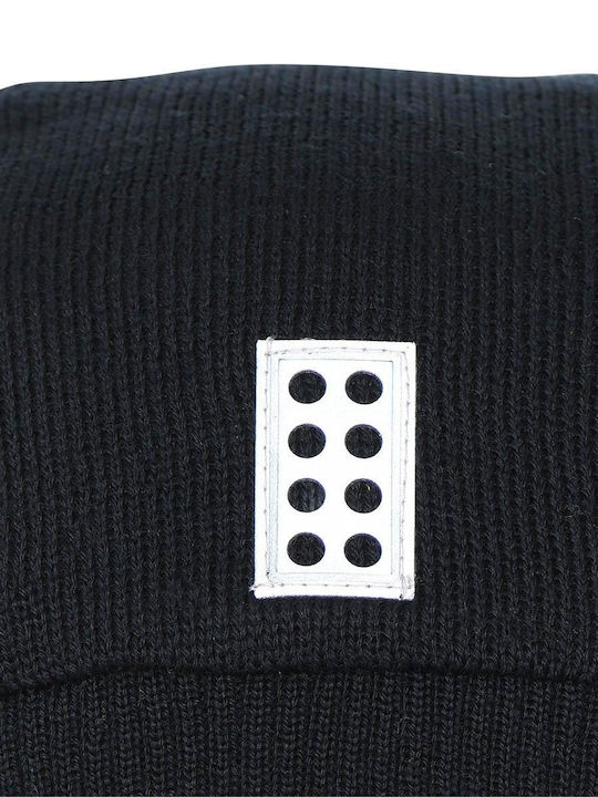 Kids Beanie Knitted Black