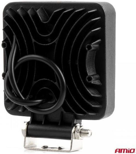 AMiO Squareς Waterproof Headlights Car LED Universal 12 / 24V 192W 11cm 1pcs