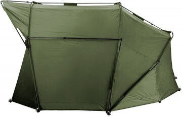 Delphin Yurta Neo Cort de Camping Tunel Verde pentru 3 Persoane 380x310x180cm