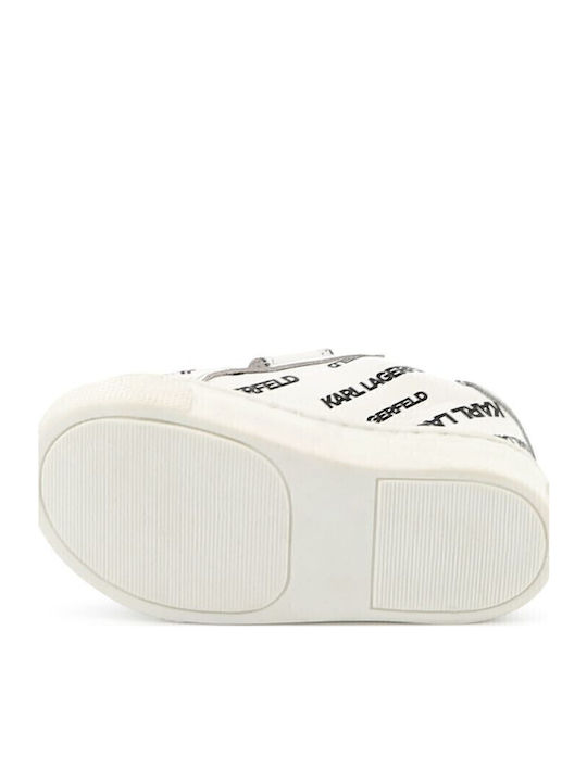 Kids Sneakers with Scratch White