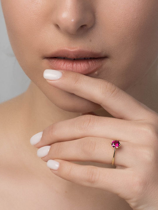 Dio Jewellery Lab Дамски Пръстен с Камъни от Сребърен