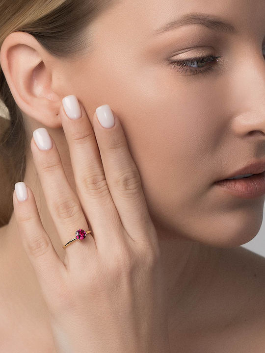 Dio Jewellery Lab Дамски Пръстен с Камъни от Сребърен