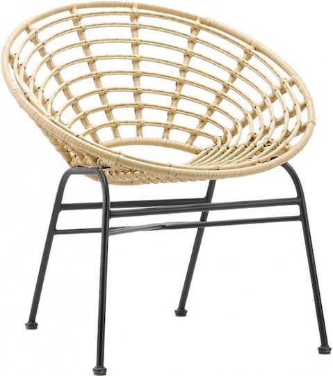 Πολυθρόνα Εξωτερικού Χώρου Rattan Helios Καφέ