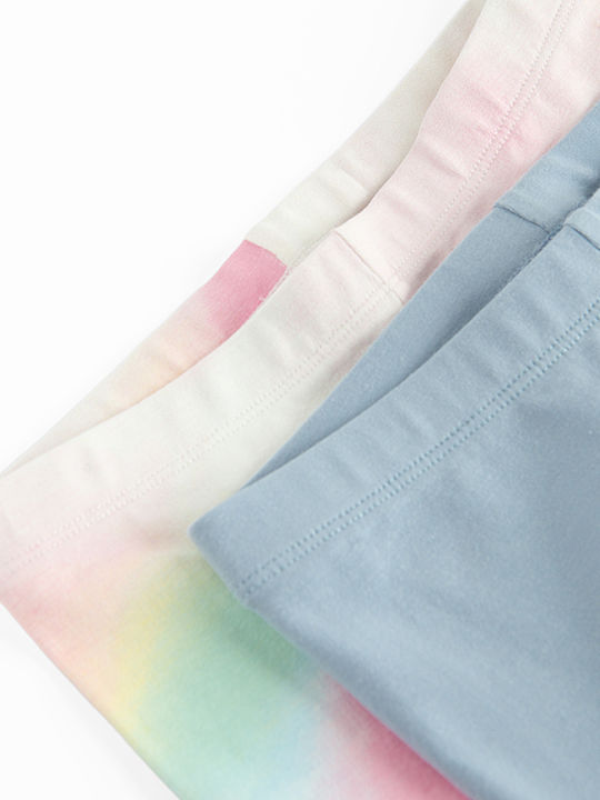 Set Kinder Leggings Lang Hellblau