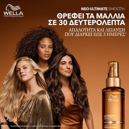 Wella Ultimate Smooth Leave In / Finishing Hair Serum for Nourishing 30ml