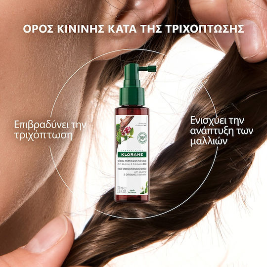 Klorane Quinine & Edelweiss Serum împotriva căderii părului pentru toate tipurile de păr 100ml