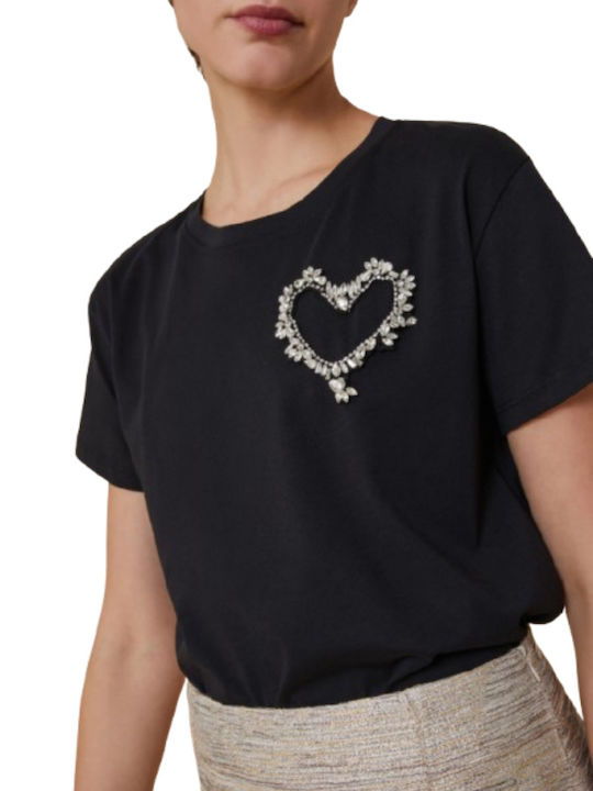 Γυναικείο T-shirt Black