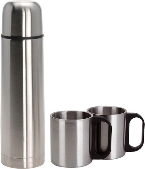 Excellent Houseware Μπουκάλι Θερμός Ανοξείδωτο 180ml Silver