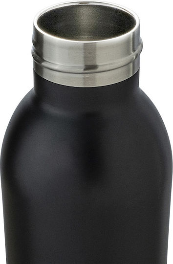 Casa Bugatti Pahar Termos Reciclabil Oțel Inoxidabil 500ml Negru Auriu