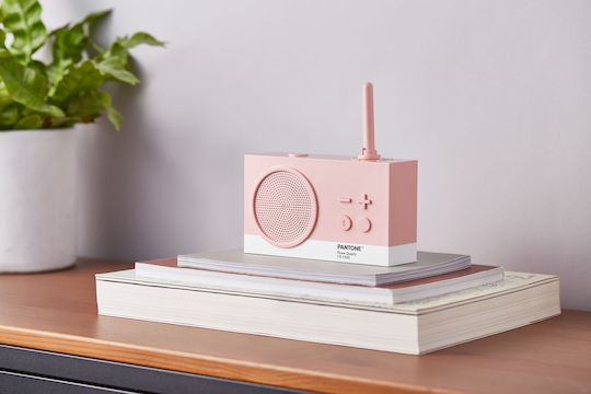 Lexon Bluetooth Speaker with Radio and Battery Life up to 20 hours Pink LA119PT-LP