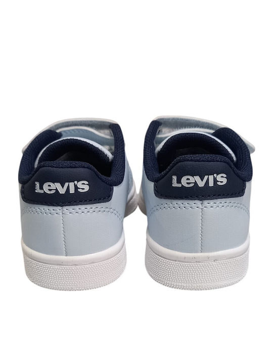 Jr Mini Kinder Sneakers mit Klettverschluss Hellblau