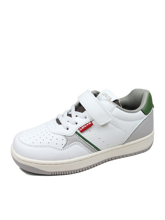 Aiden Παιδικά Sneakers με Σκρατς Λευκά