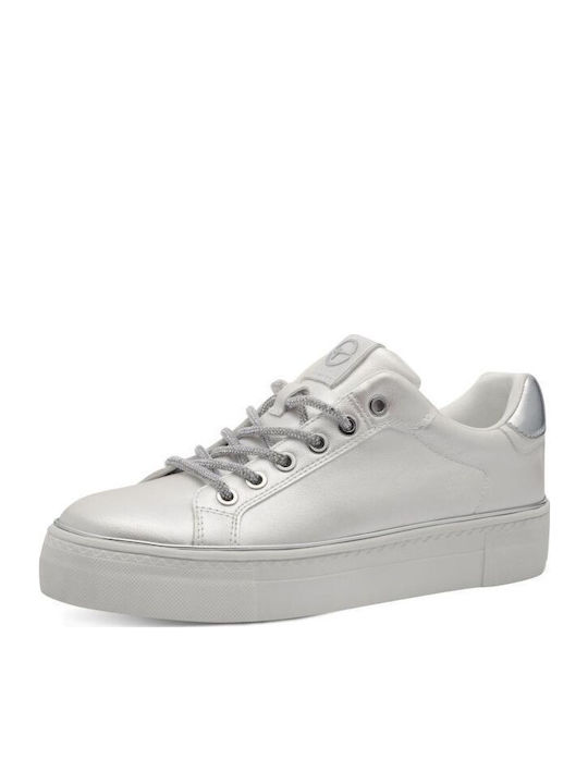 Tamaris Sneakers Λευκό Πέρλα