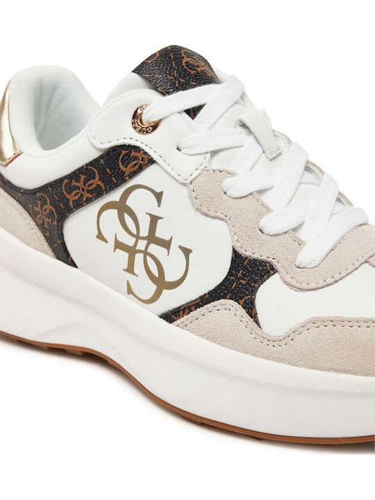 Γυναικεία Chunky Sneakers Λευκά / Μπεζ