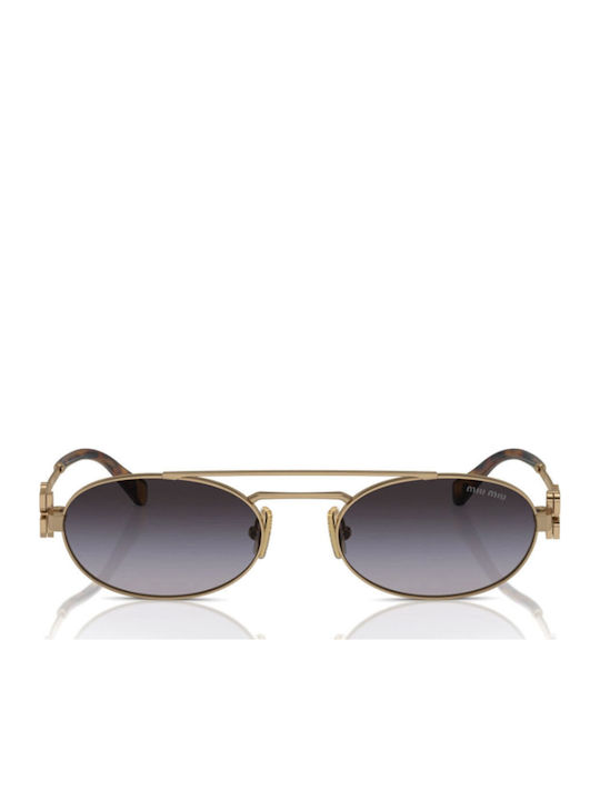 Miu Miu Sonnenbrillen Χρυσά mit Metall Gestell Miu Miu Sonnenbrillen Χρυσά mit Metall Gestell