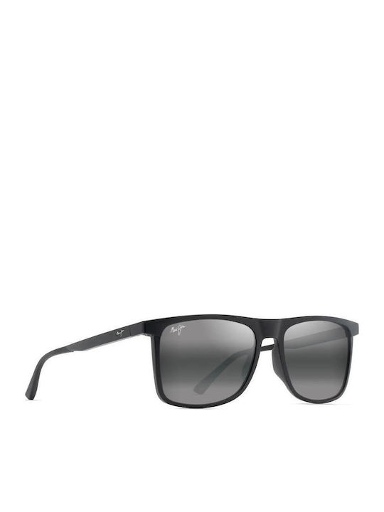 Maui Jim Ανδρικά Γυαλιά Ηλίου με Μαύρο Κοκκάλινο Σκελετό και Γκρι Polarized Φακό 619-02