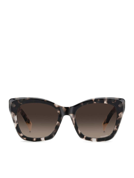 Missoni Women's Sunglasses with Brown Tartaruga Plastic Frame and Brown Gradient Lens MIS 0219/S ONS/HA