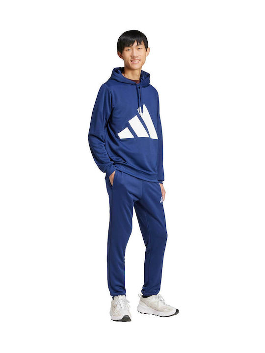 Trainingsanzug Glänzend mit Gummizug Blue