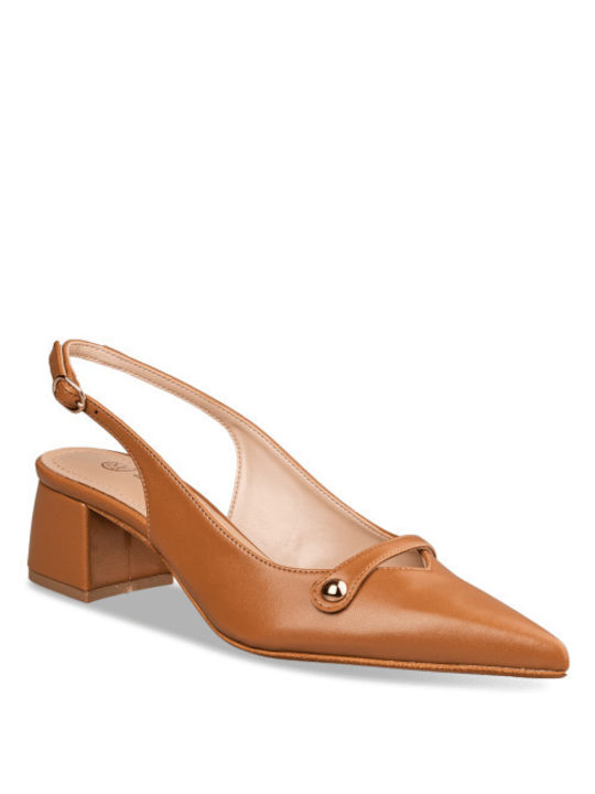 Envie Shoes Brown Heels Pumps