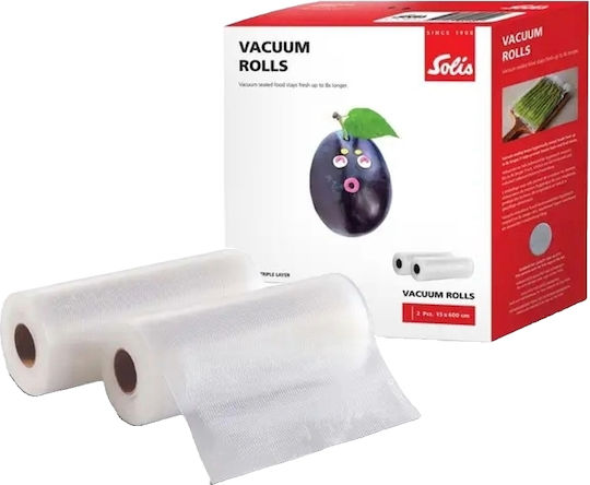 Solis Grainy Vacuum Sealer Bag 600x150mm 1 Roll